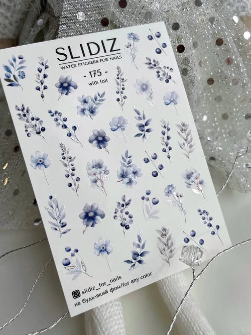 Foil Nail slider decals on any background 175