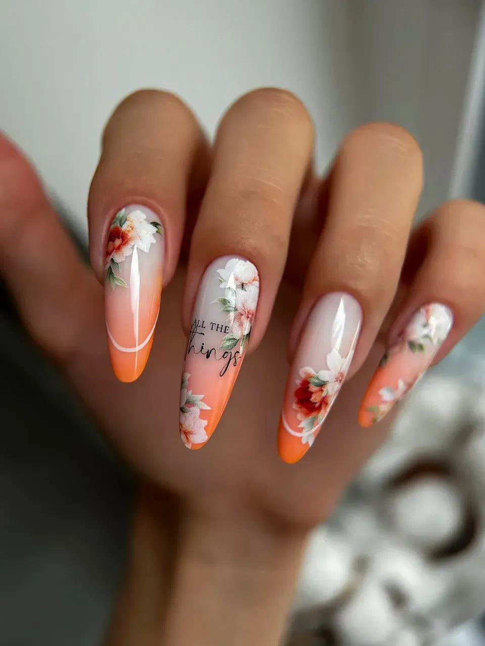 Foil Nail slider decals on any background 226