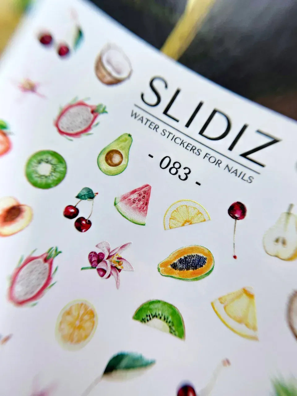 Nail slider decals on any background 083