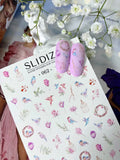 Nail slider decals on any background 062