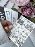 Foil Nail slider decals on any background 215