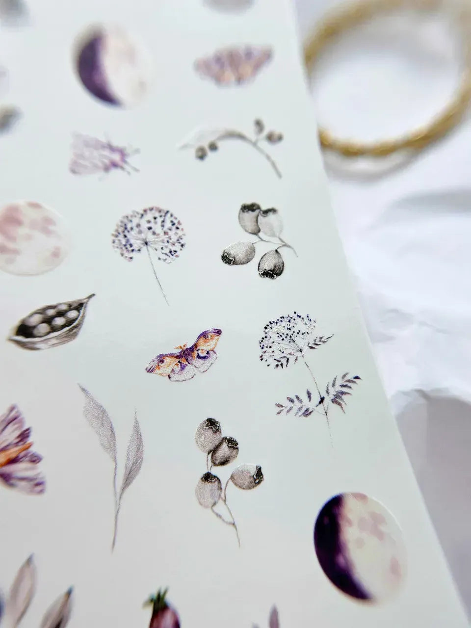 Nail slider decals on any background 081