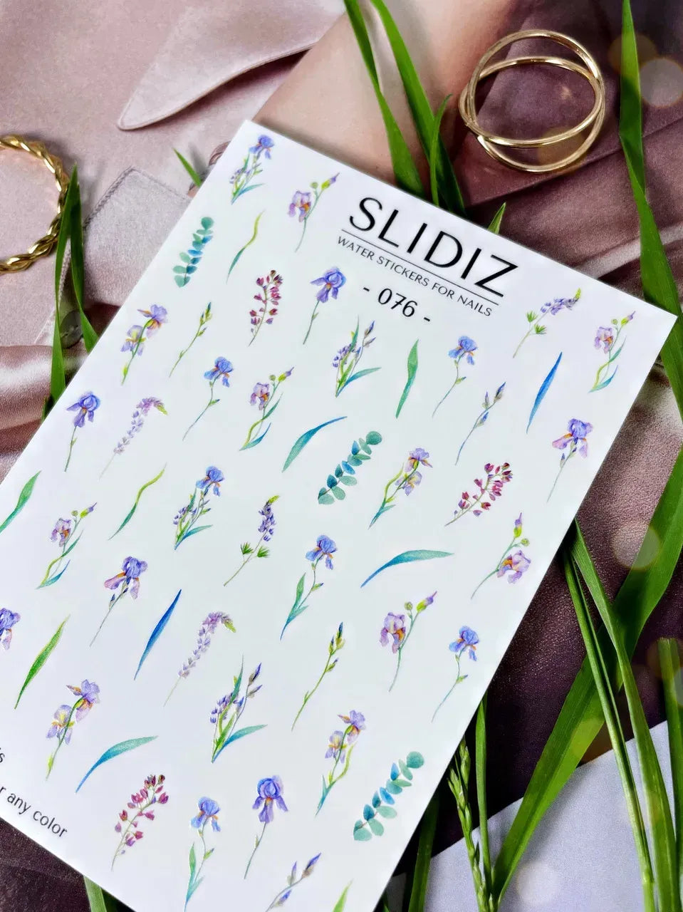 Nail slider decals on any background 076