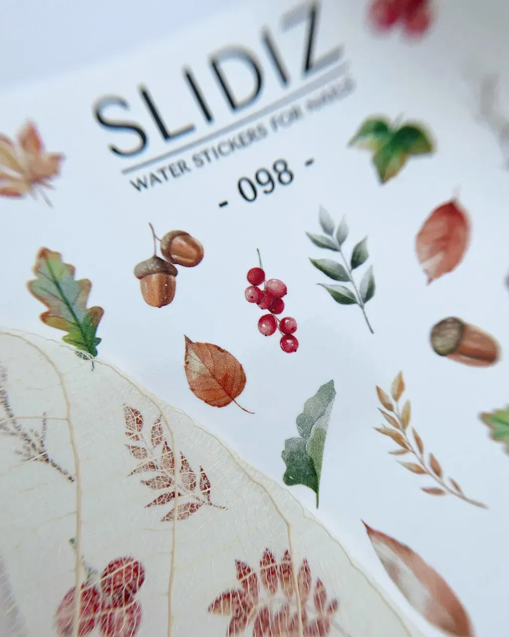 Nail slider decals on any background 098