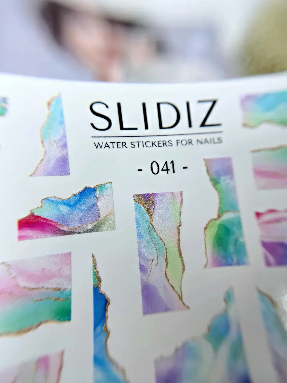 Nail slider decals on any background 041