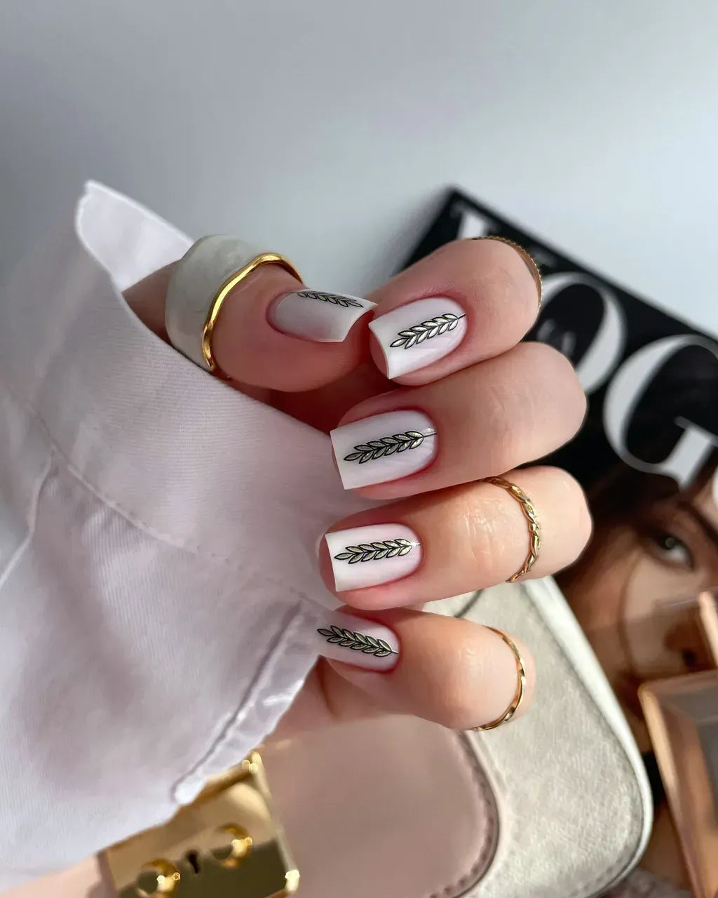 Foil Nail slider decals on any background 185