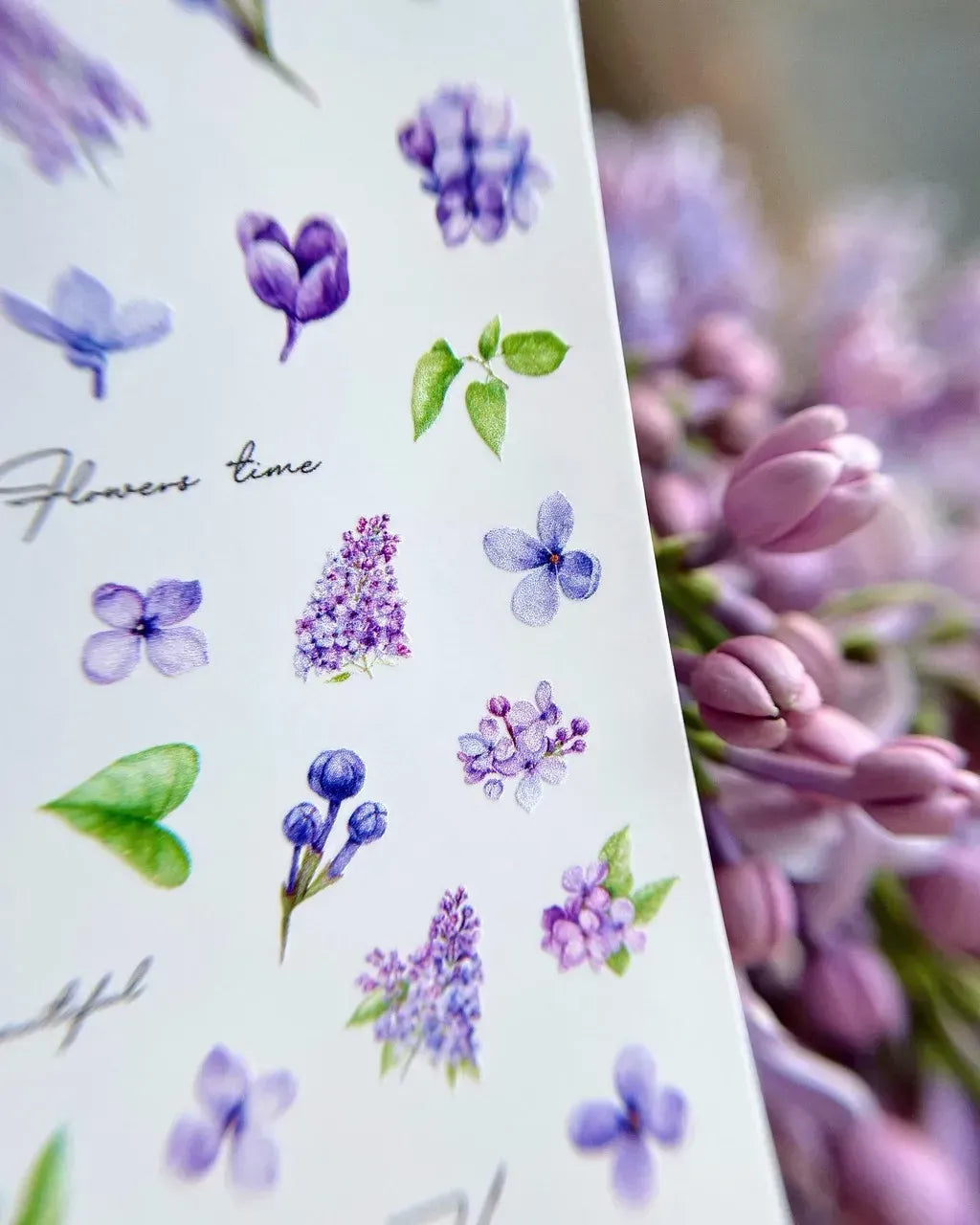Nail slider decals on any background 075