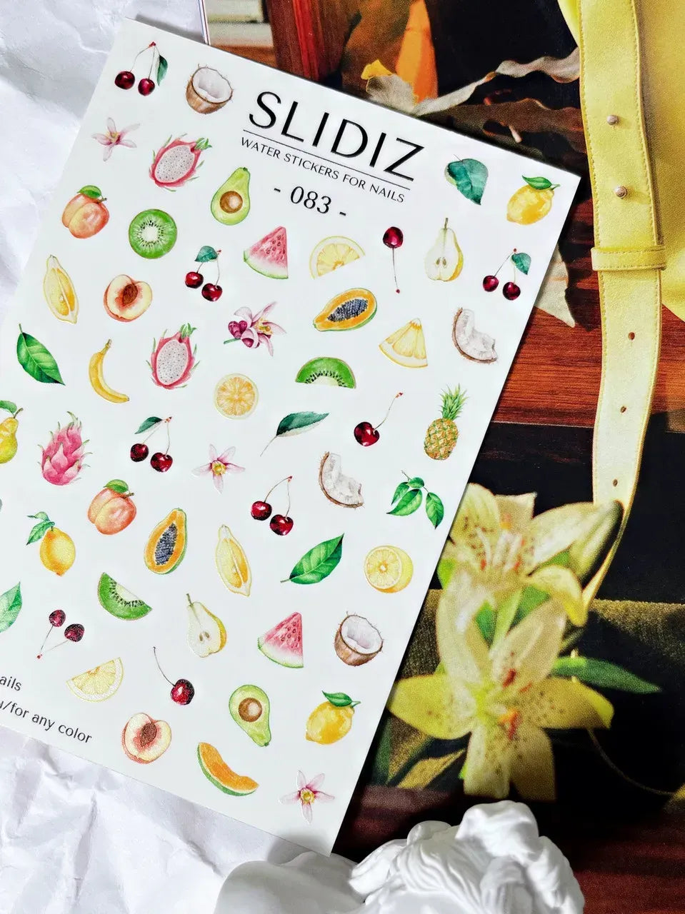 Nail slider decals on any background 083