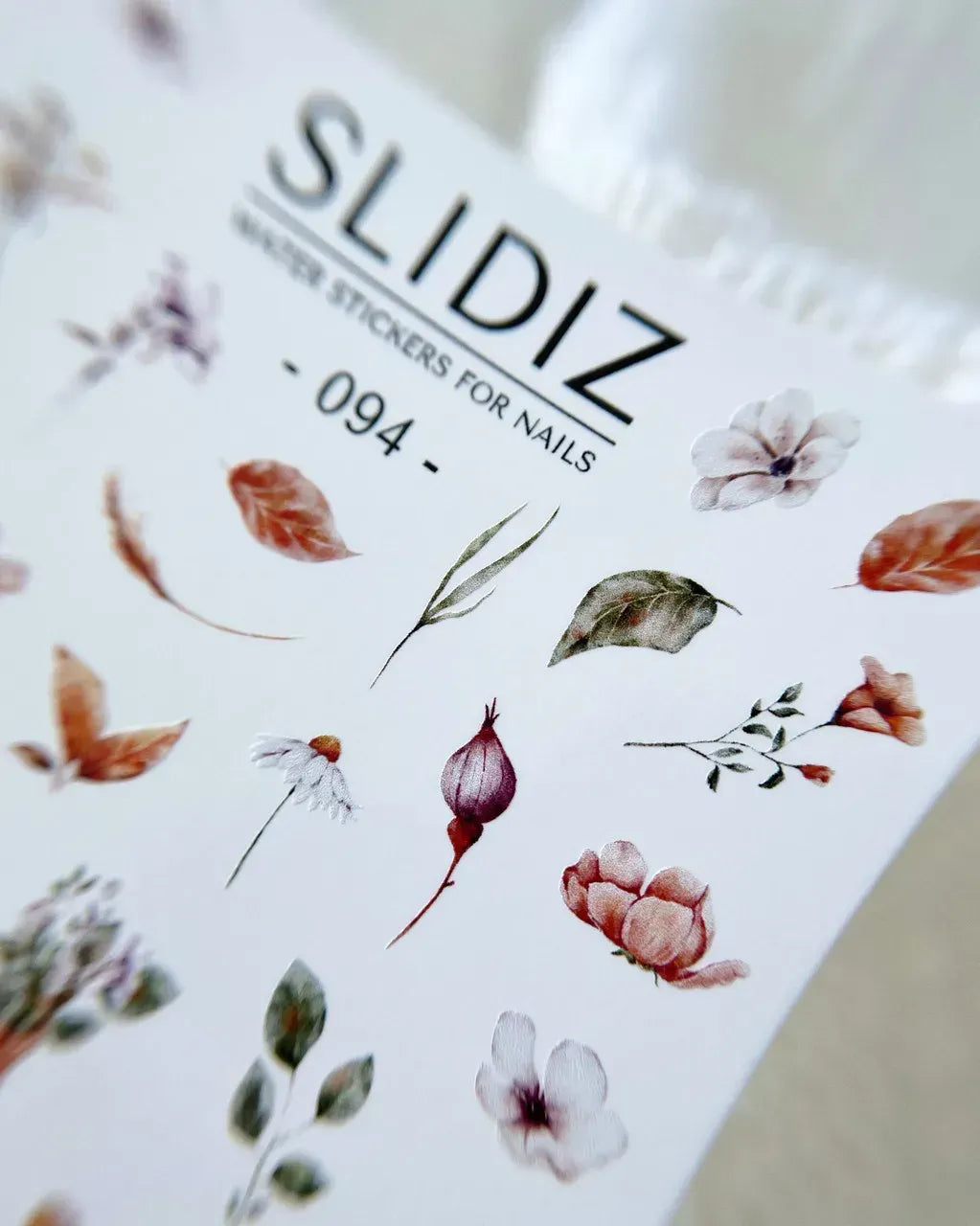 Nail slider decals on any background 094