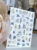 Foil Nail slider decals on any background 224