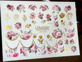 Foil Nail slider decals on any background CF_248