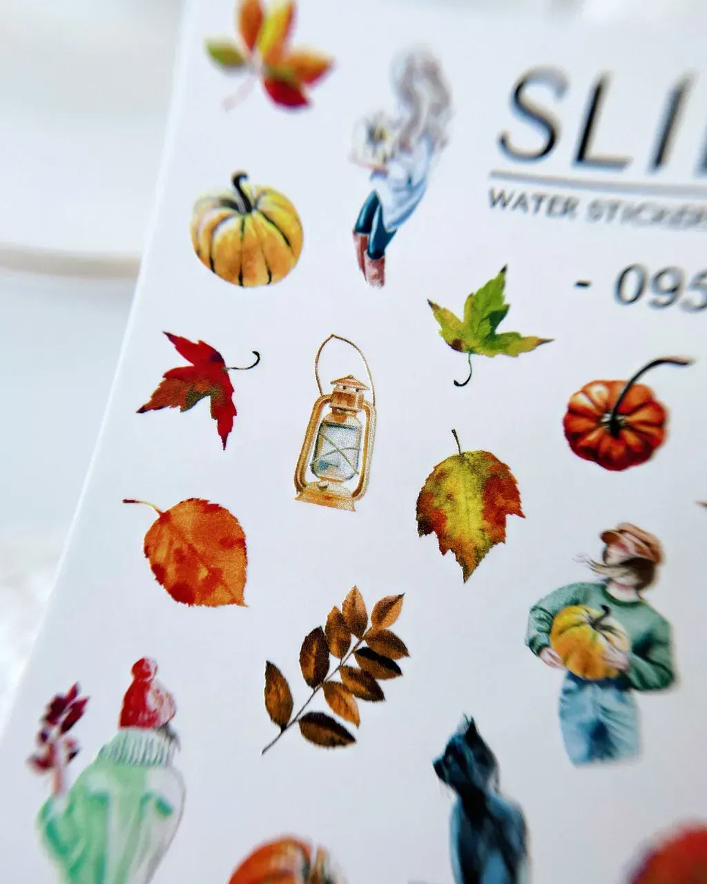 Nail slider decals on any background 095