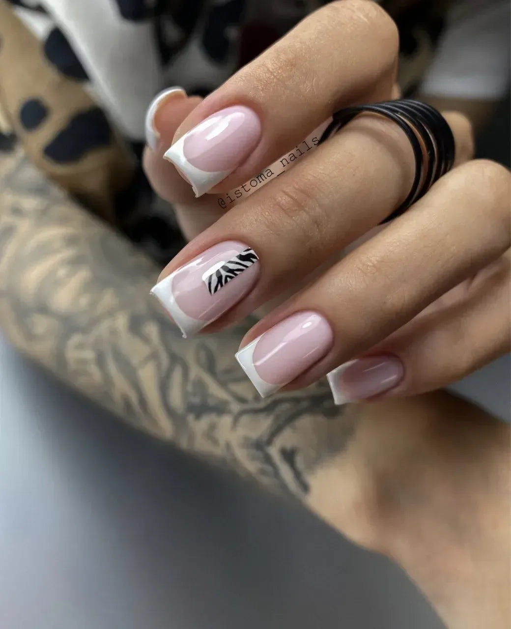 Nail slider decals on any background 038