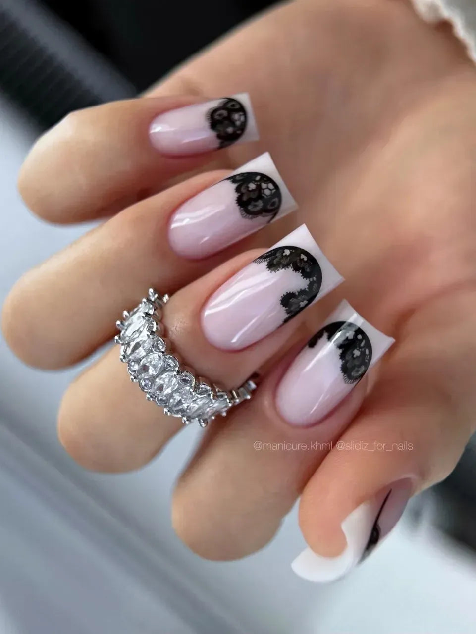 Nail slider decals on any background 295