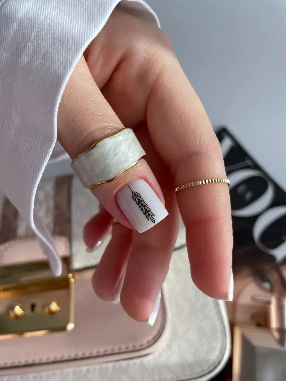 Foil Nail slider decals on any background 185