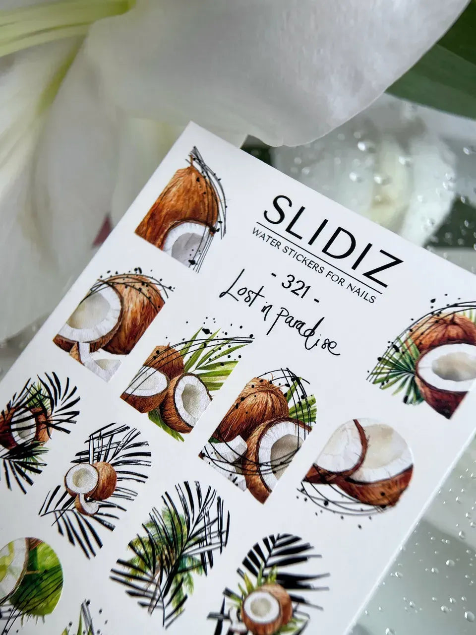 Nail slider decals on any background 321