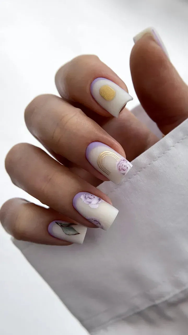 Foil Nail slider decals on any background 106