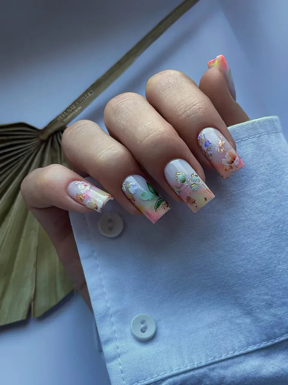 Foil Nail slider decals on any background 153