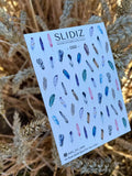 Nail slider decals on any background 088