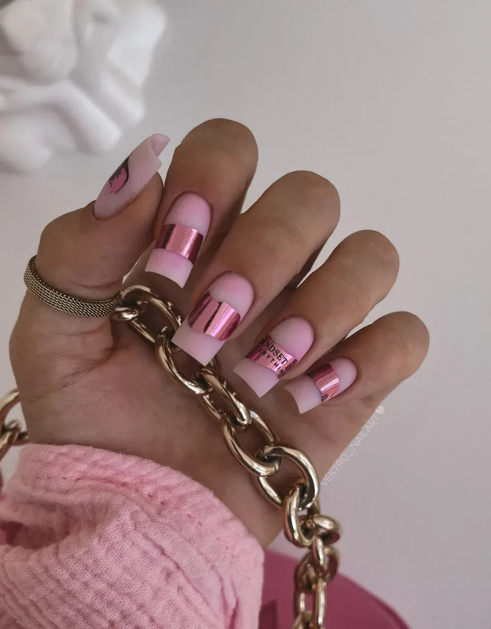 Foil Nail slider decals on any background 156