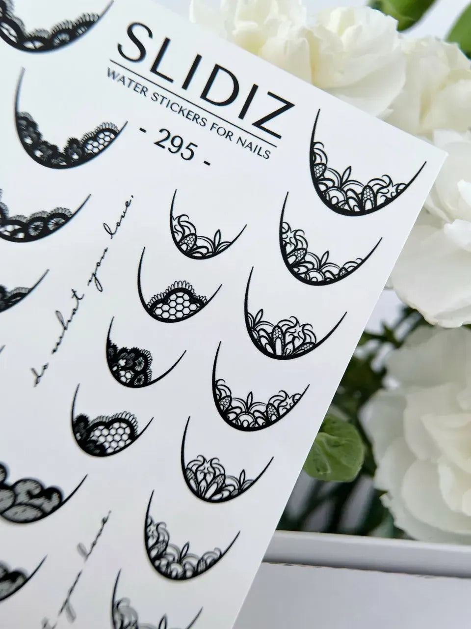 Nail slider decals on any background 295