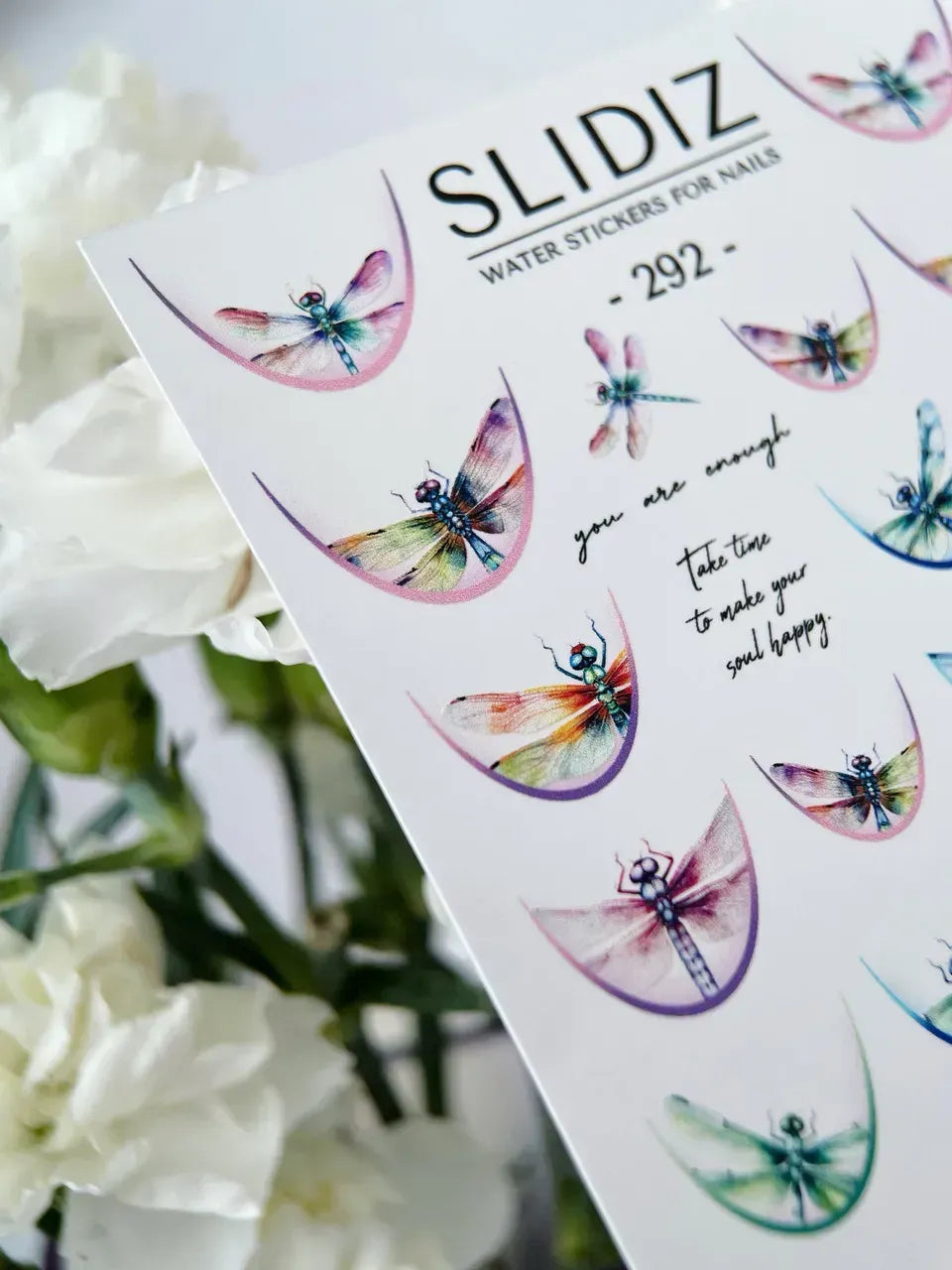 Nail slider decals on any background 292