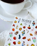 Nail slider decals on any background 095