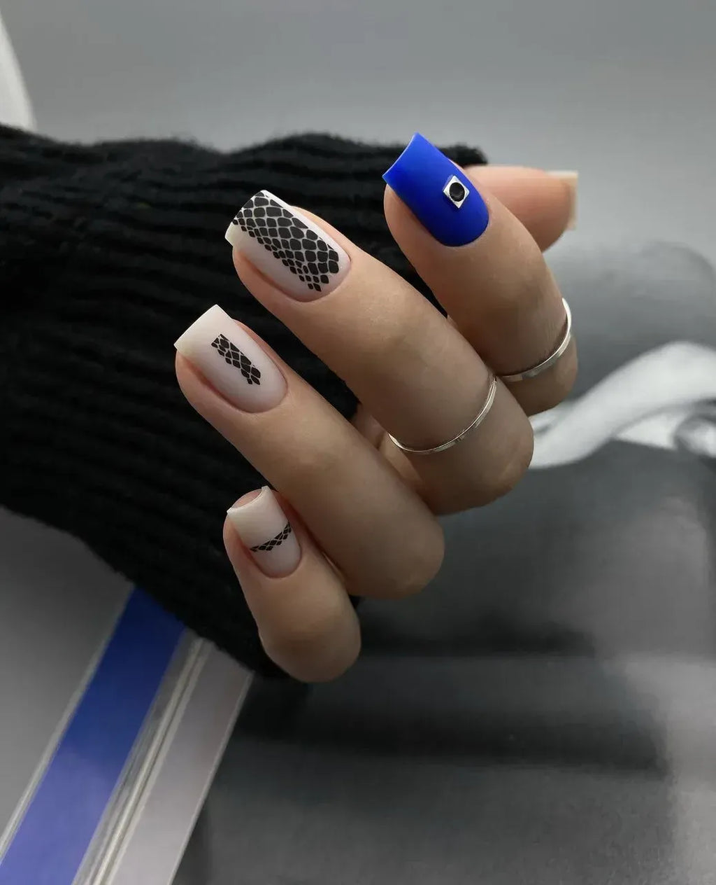 Foil Nail slider decals on any background 131