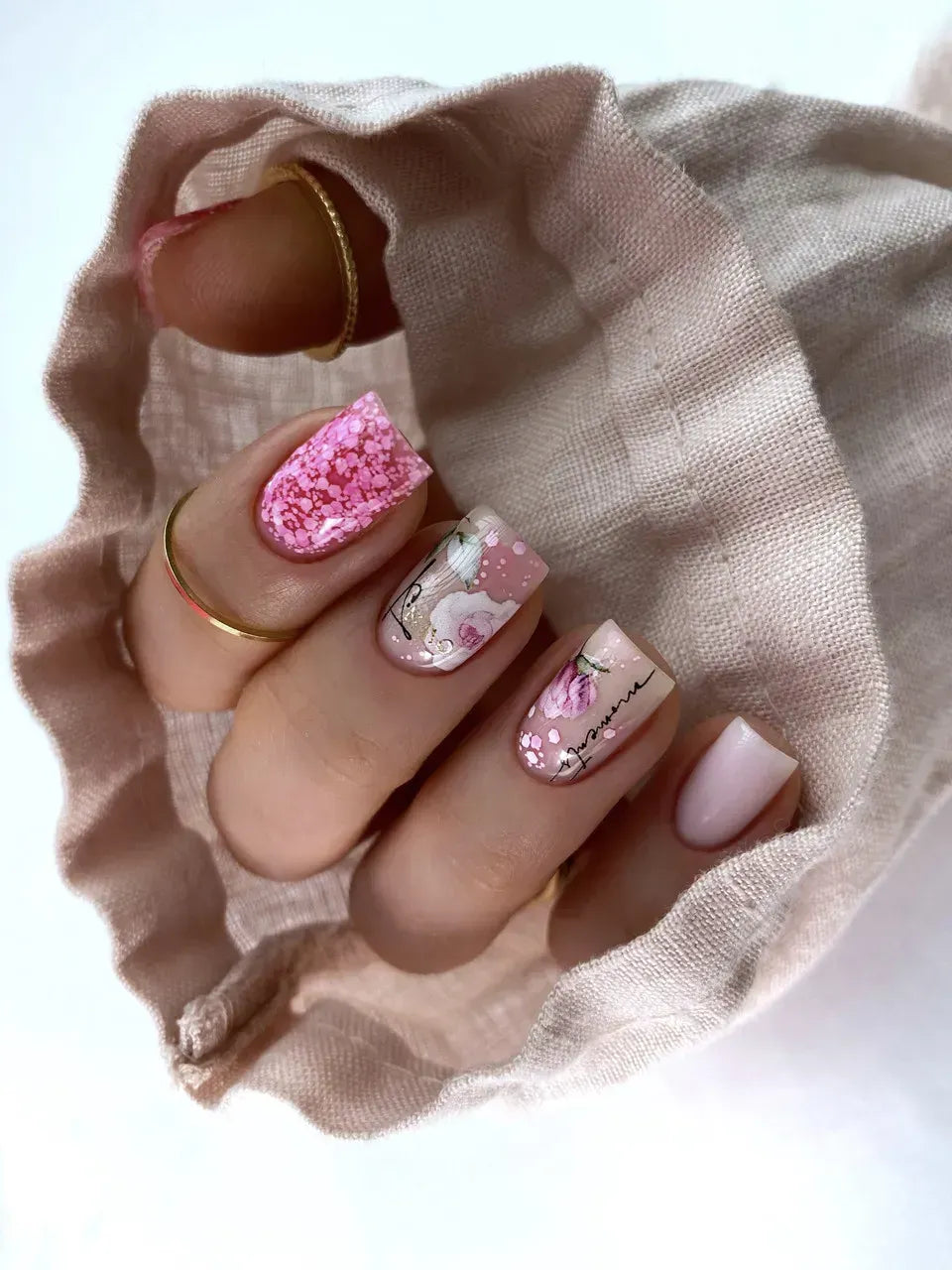 Nail slider decals on any background 137
