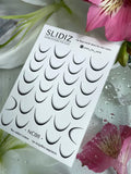 Nail slider decals with no excess film NC011