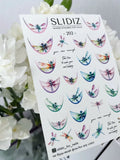 Nail slider decals on any background 292