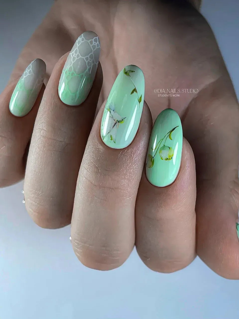 Nail slider decals on any background 143