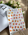 Foil Nail slider decals on any background 170