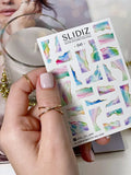 Nail slider decals on any background 041