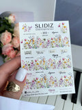 Foil Nail slider decals on any background 203