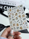 Nail slider decals on any background 281