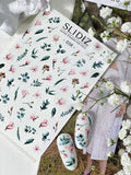 Nail slider decals on any background 058