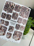 Pedicure nail wrap films mw 020