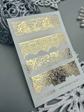 Foil Nail slider decals on any background Fg_307