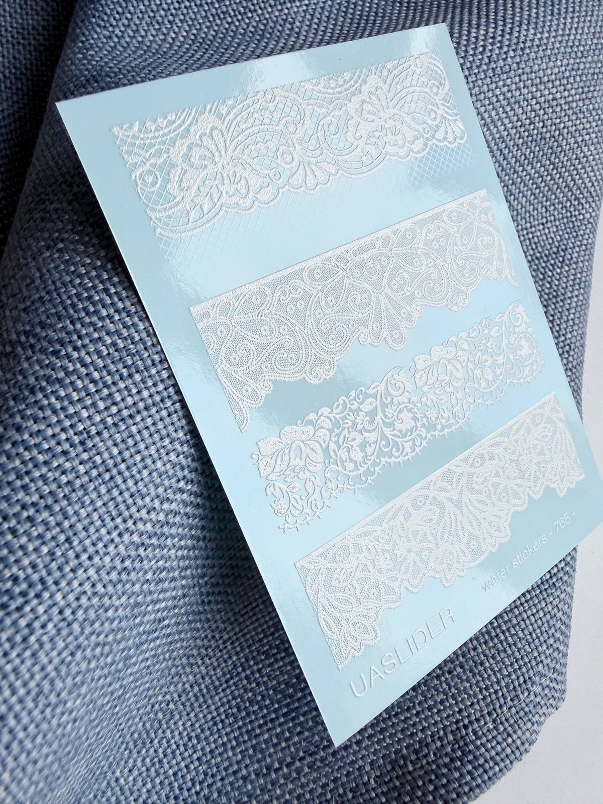 Nail slider decals on any background 765