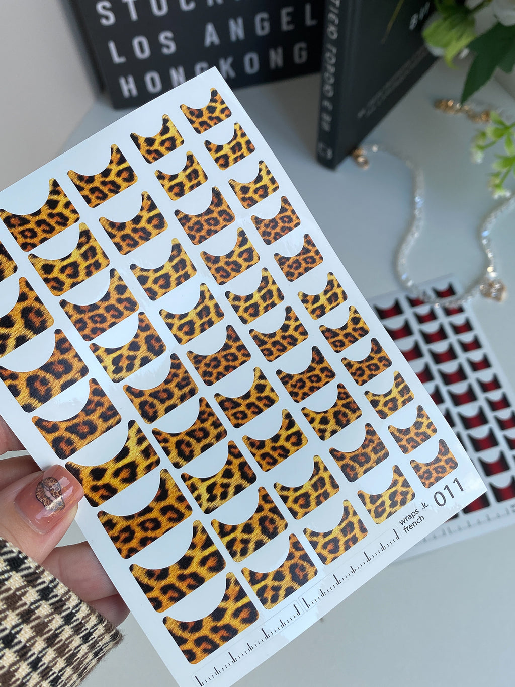 Pedicure nail wrap wnb 011