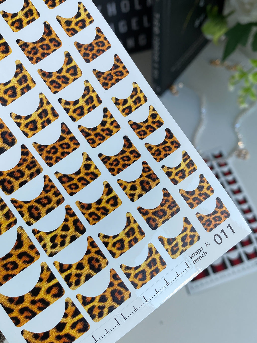 Pedicure nail wrap wnb 011