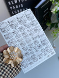 Pedicure nail wrap wnb 089