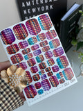 Pedicure nail wrap wnb 099