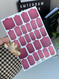 Pedicure nail wrap wnb 082