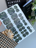 Pedicure nail wrap wnb 065