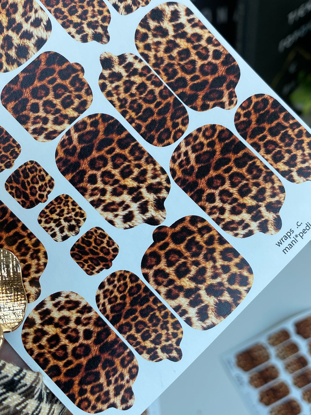 Pedicure nail wrap wnb 057
