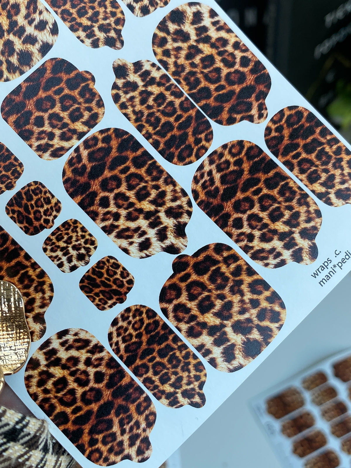 Pedicure nail wrap wnb 057