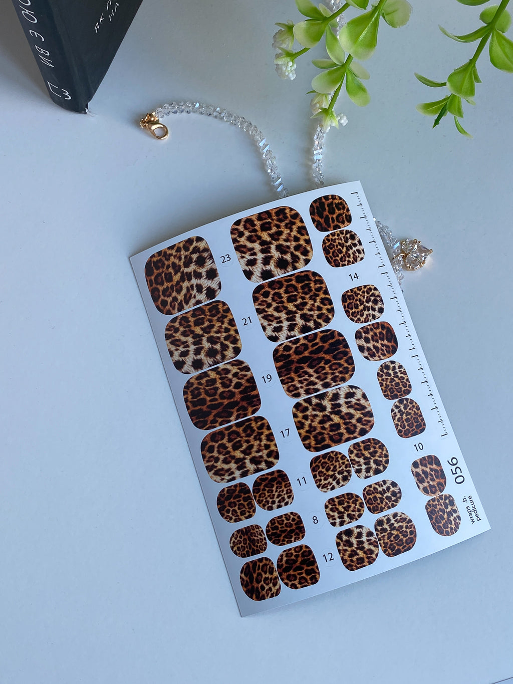 Pedicure nail wrap wnb 056