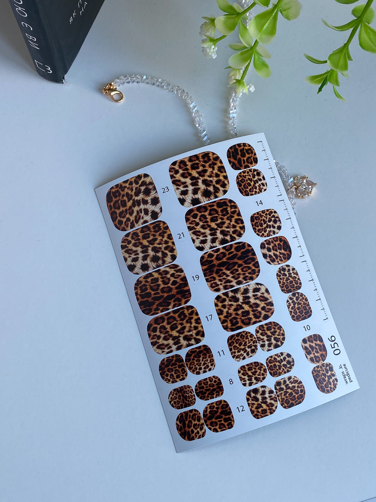Pedicure nail wrap wnb 056